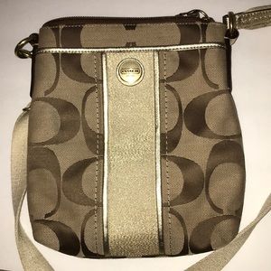 Medium Tan Coach Crossbody